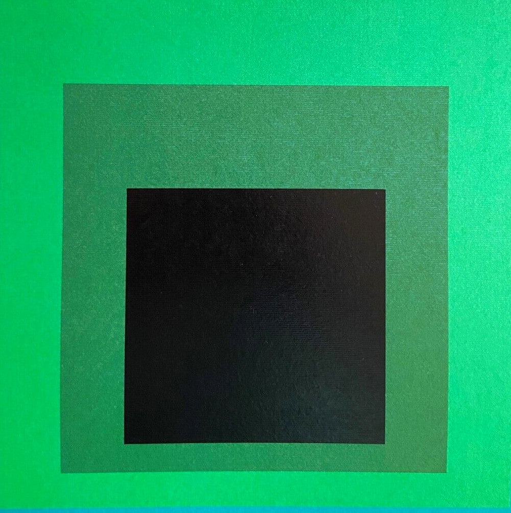 Josef Albers Lithograph Guggenheim Museum Coa