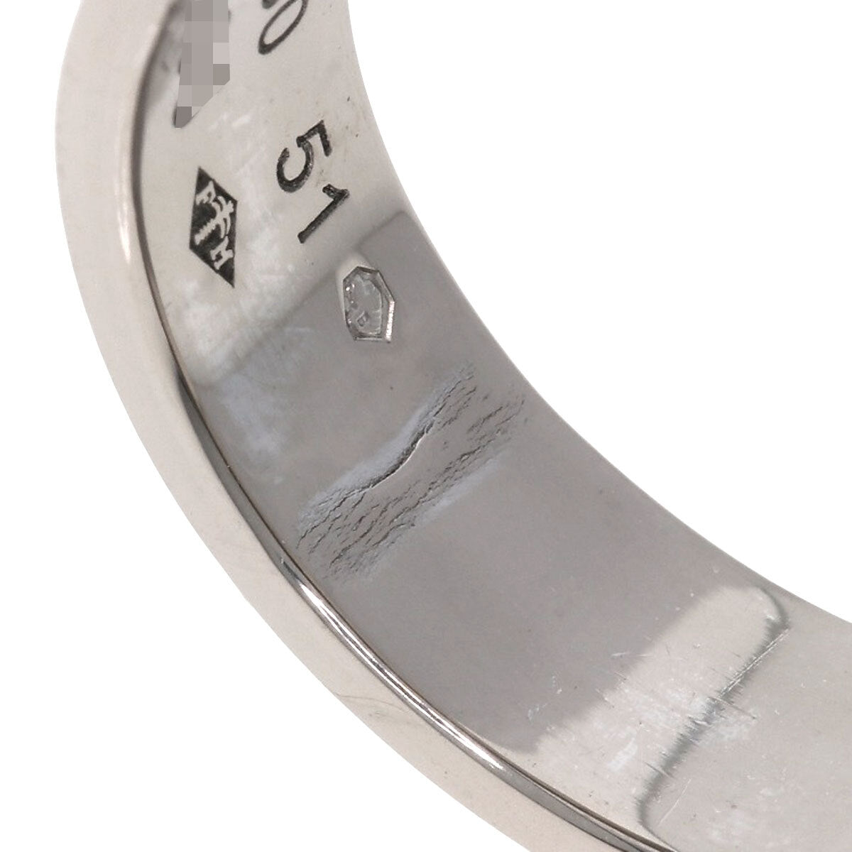 Cartier Ring Love Ring #51 K18 White Gold