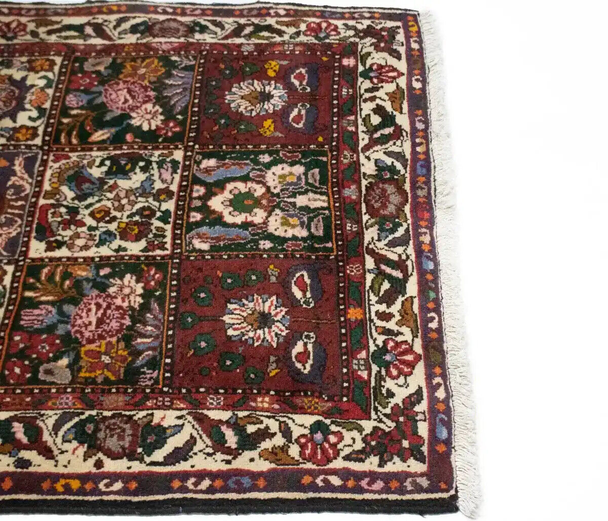 Vintage Handmade Floral Garden Design Oriental