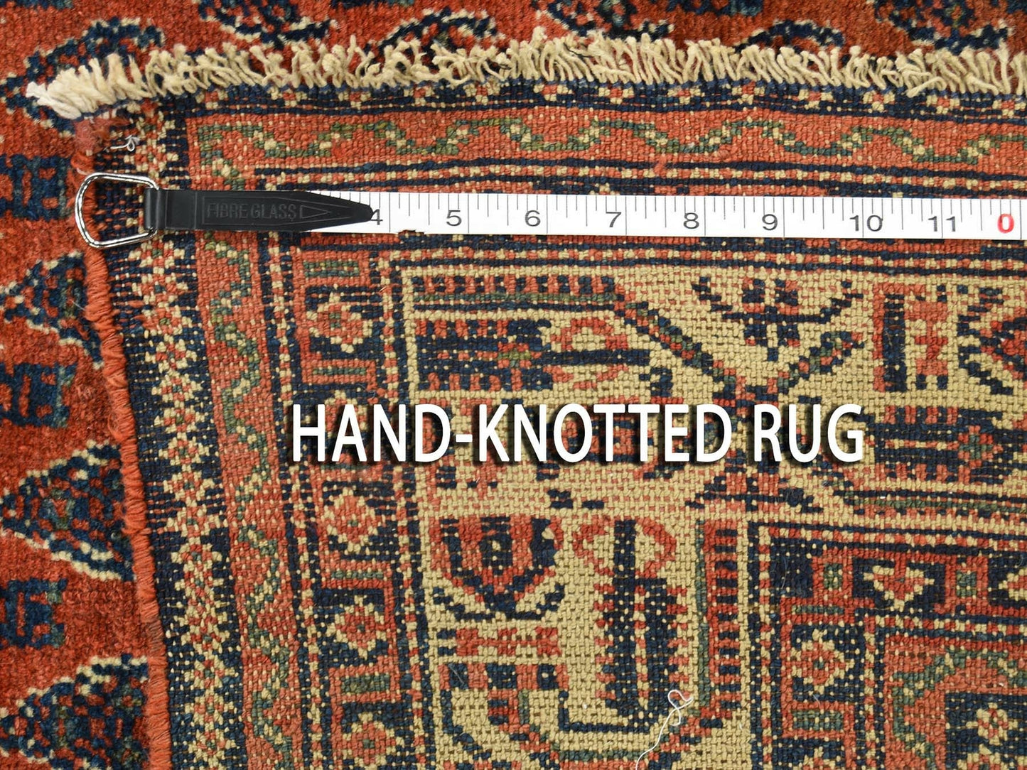 4'5"X6'5" Antique Farsian Serriband Good Condition Hand-Knotted Rug