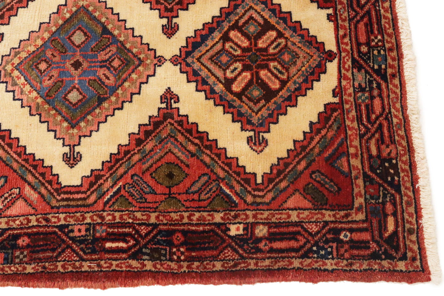 Handmade Wool Oriental Runner Rug Tribal Design