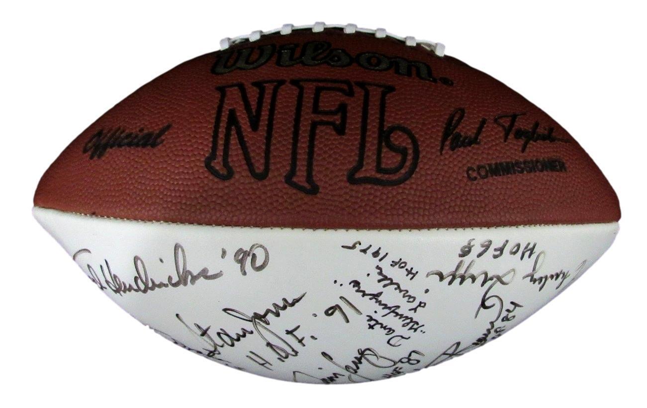 Nfl Hall Of Famers Multi-Autographed (19) Wilson