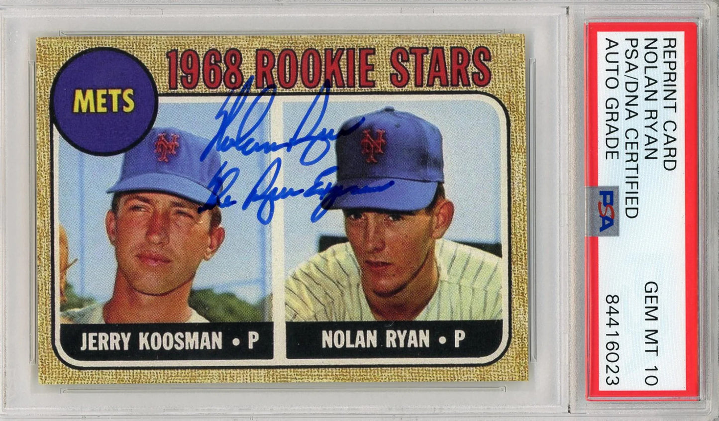 Nolan Ryan "The Ryan Express" Autographed 1968