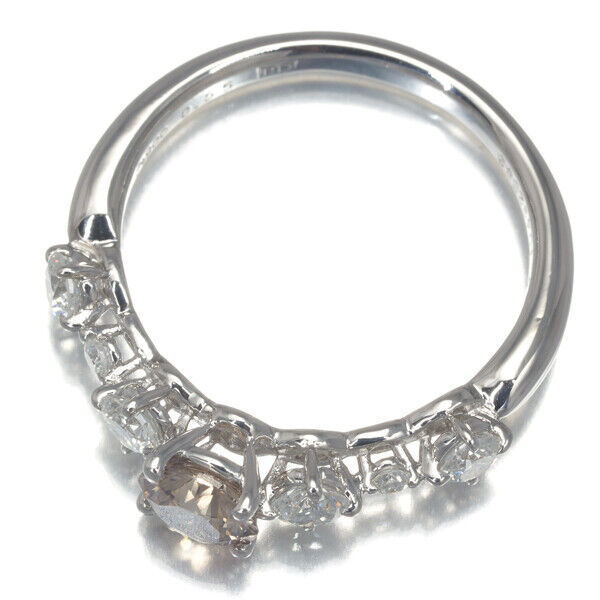 Kashikey Ring Diamond 0.624Ct/0.55Ct Us7.25-7.5 900 Platinum