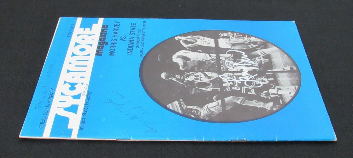 Larry Bird Hof Signed 1978 College Basketball