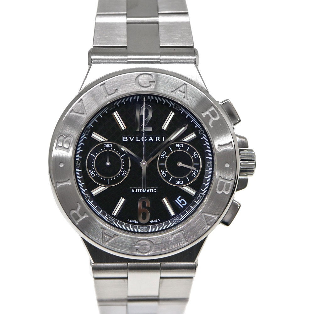 Bvlgari Diagono Chrono Dg40Bssdch Case Size 40Mm Men'S Used Watch #41015