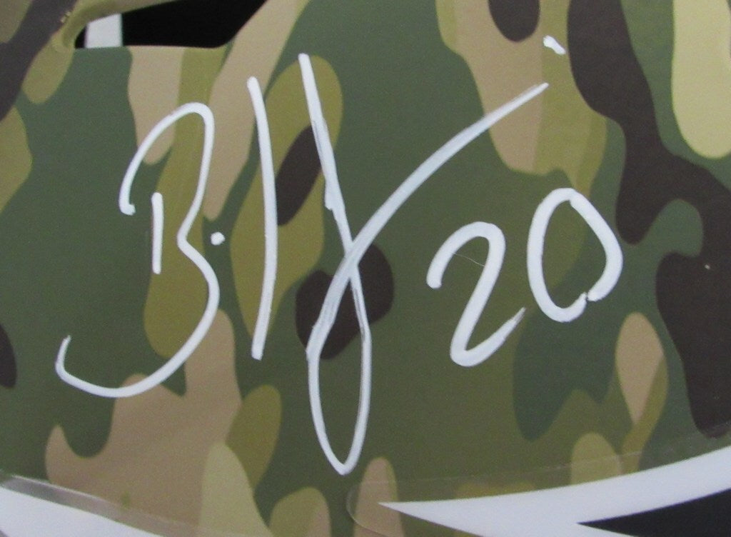 Brian Dawkins Hof Autographed Full Size Camo