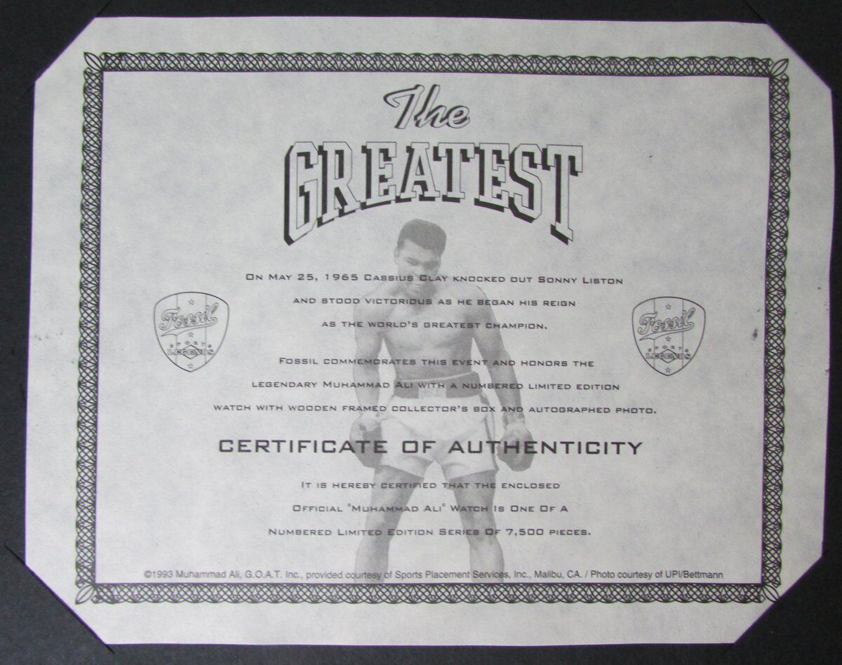 Muhammad Ali Fossil Collector'S Limited Edition