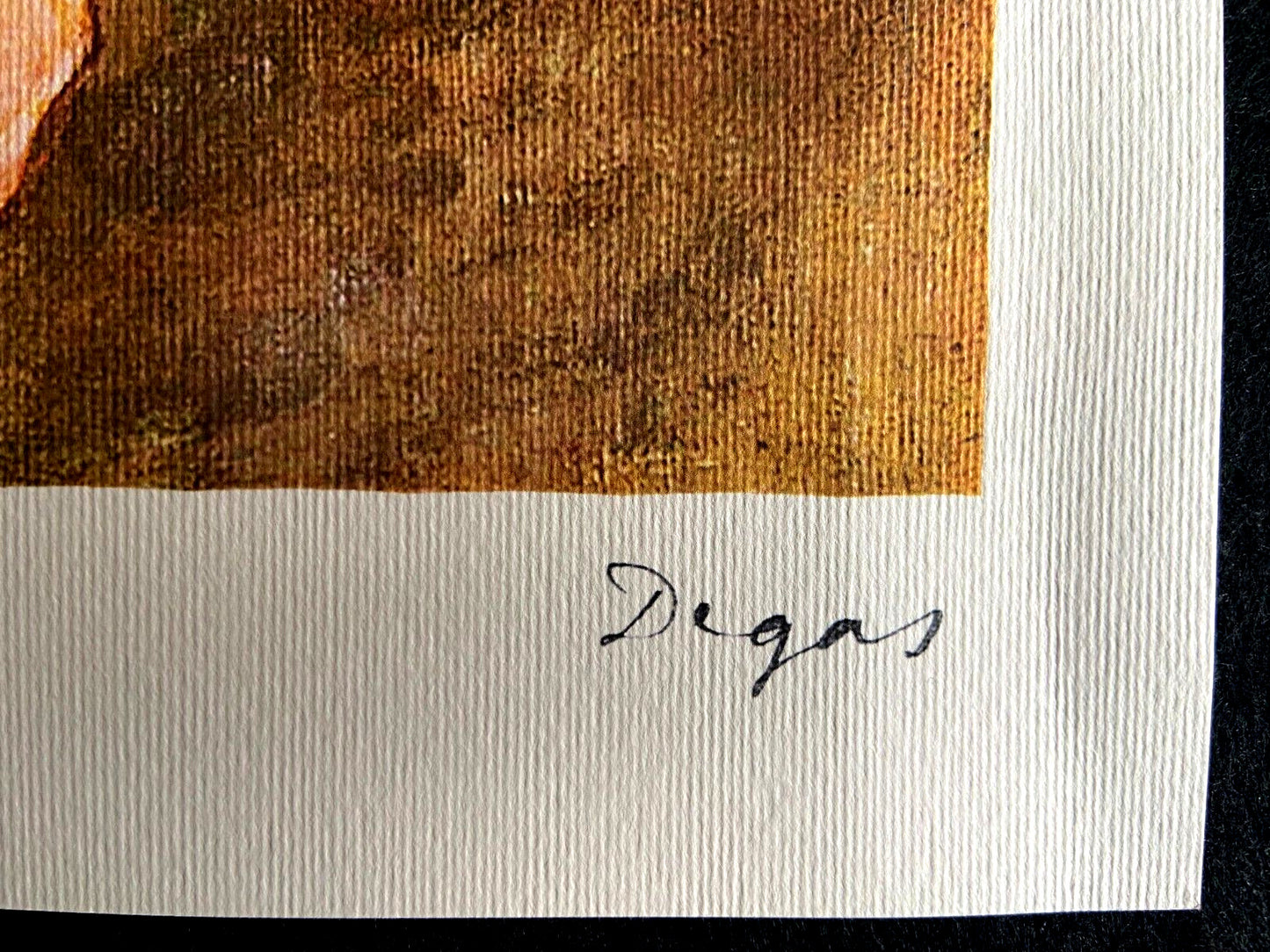Edgar Degas Lithograph 1943 Coa Mourlot Signed