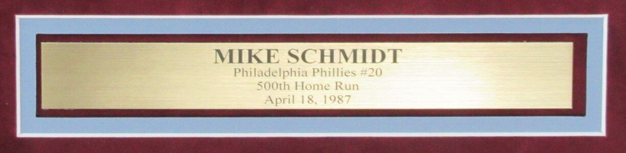 Mike Schmidt Hof Signed/Auto 16X20 Photo