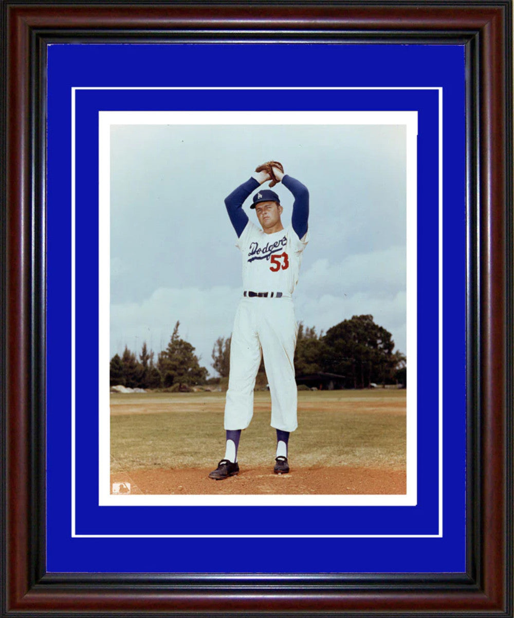 Don Drysdale Framed 8X10 Photo