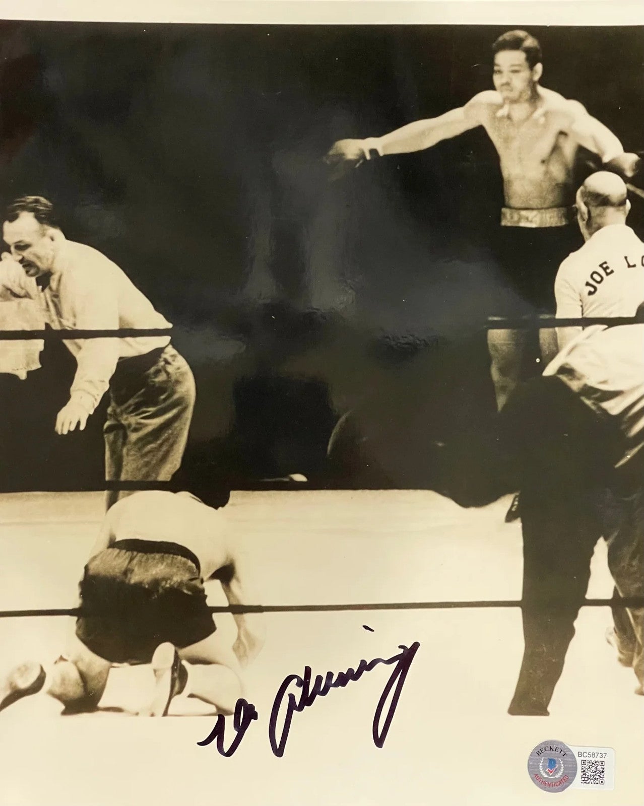 Max Schmelling Autographed 8X10 Boxing Photo