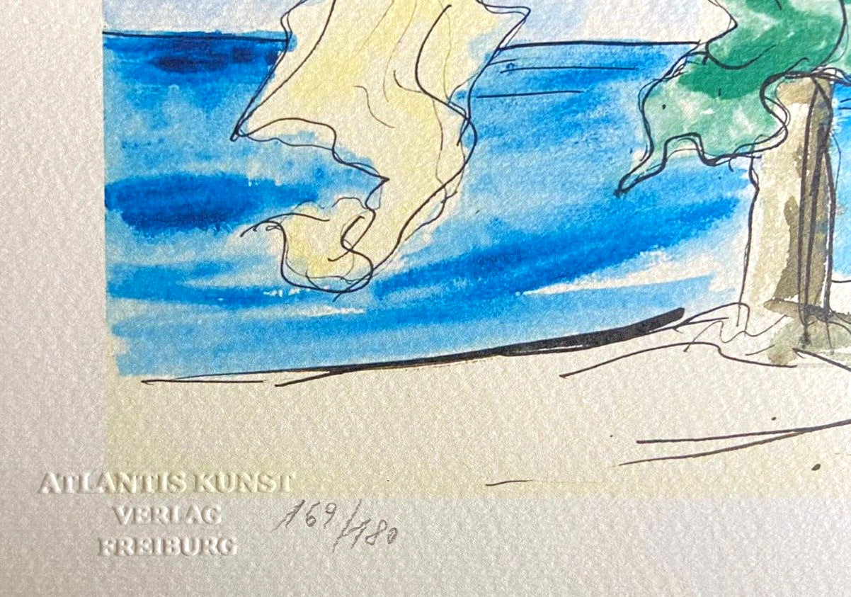 Pablo Picasso Lithograph Coa Signed Numbered A