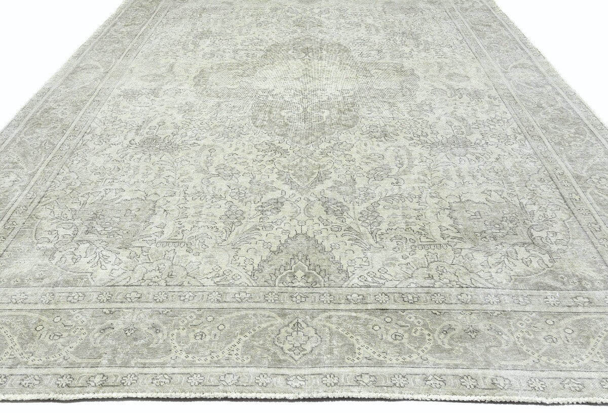 Handmade Antique Distressed Oriental Rug Muted