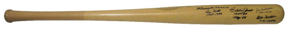 Philadelphia Athletics 1940S Multi-Signed 35"