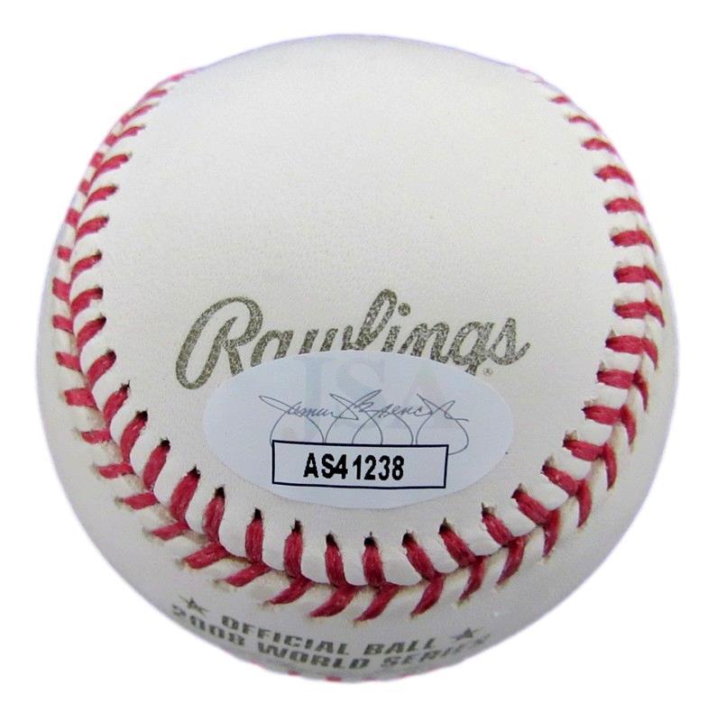 Rudy Seanez Signed/Inscribed 2008 World Series