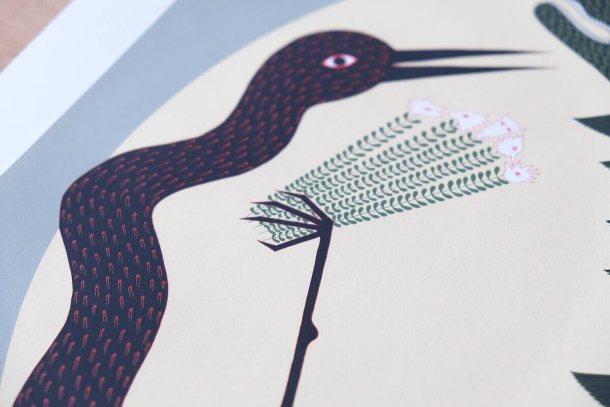 Kazumasa Nagai Signed Original Lithograph Art