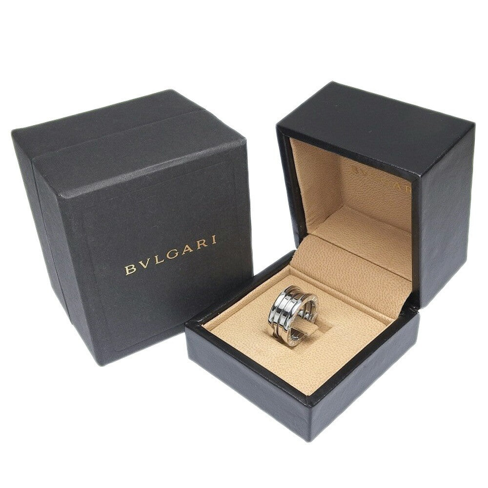 BVLGARI B-ZERO1 ring 3 bands K18WG #49 white gold