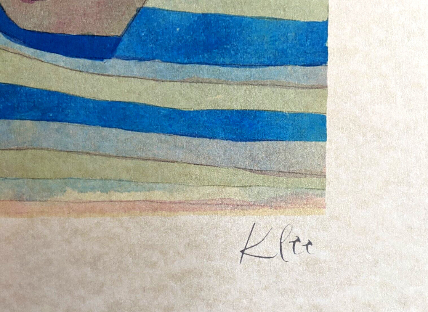Paul Klee Lithograph Coa Numbered Pencil Stamped Certified