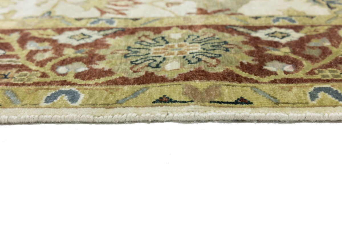 Hand-Knotted Vintage Style Floral Peshawar Osh