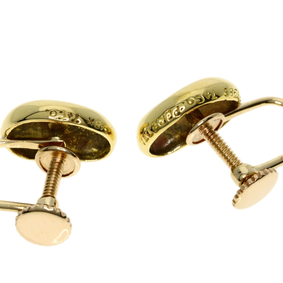 Tiffany&Co. Earring Bean K18 Yellow Gold K14