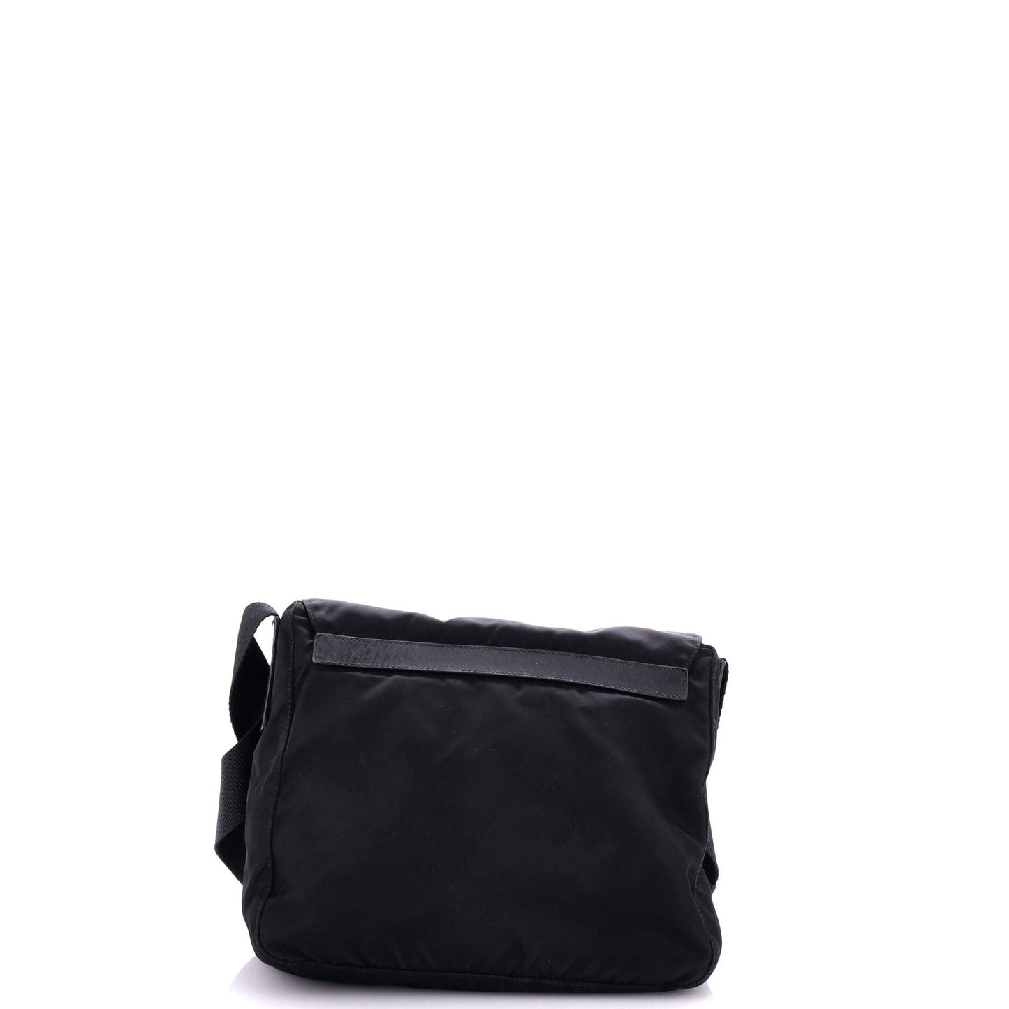 Prada Buckle Messenger Bag Tessuto Small
