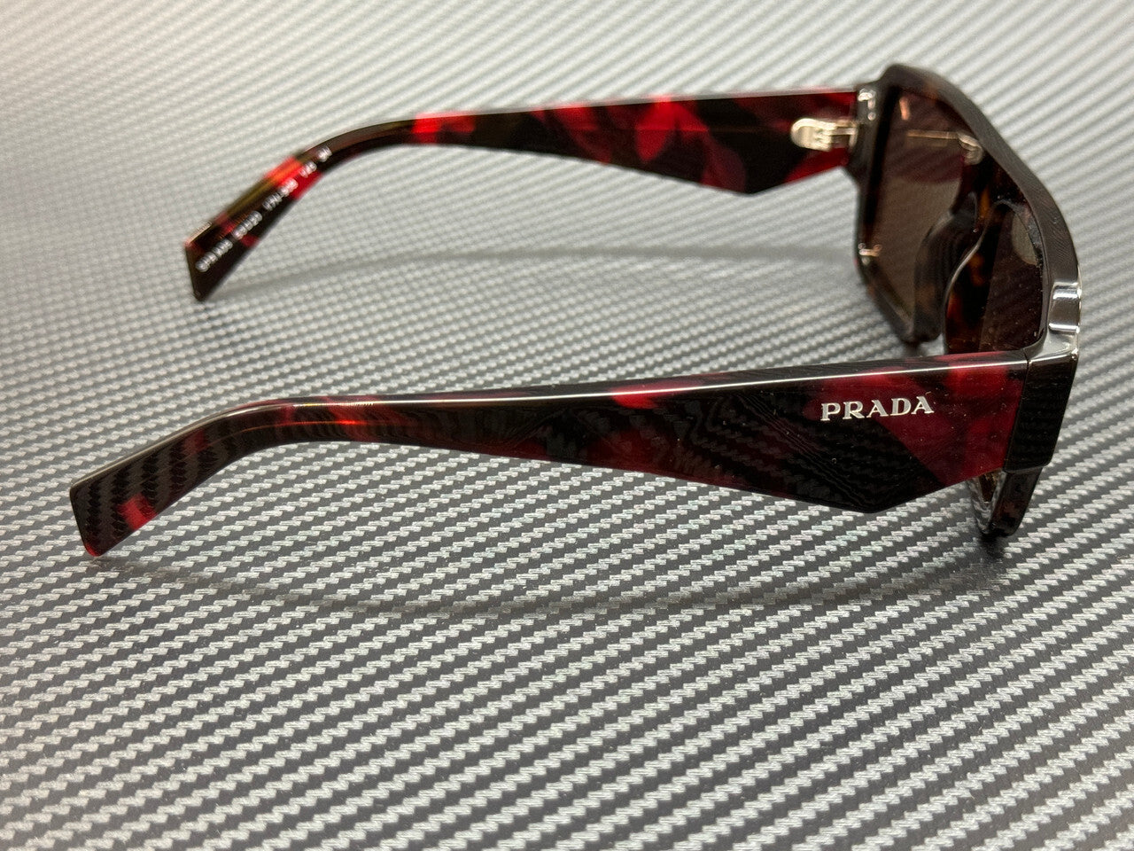 Prada Pr A05S 17N90B Tortoise Brown Mirror Men'S