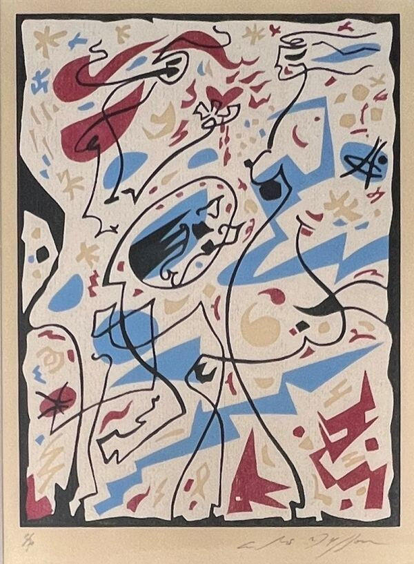 Andr Masson Original Etching Print Daily Magic