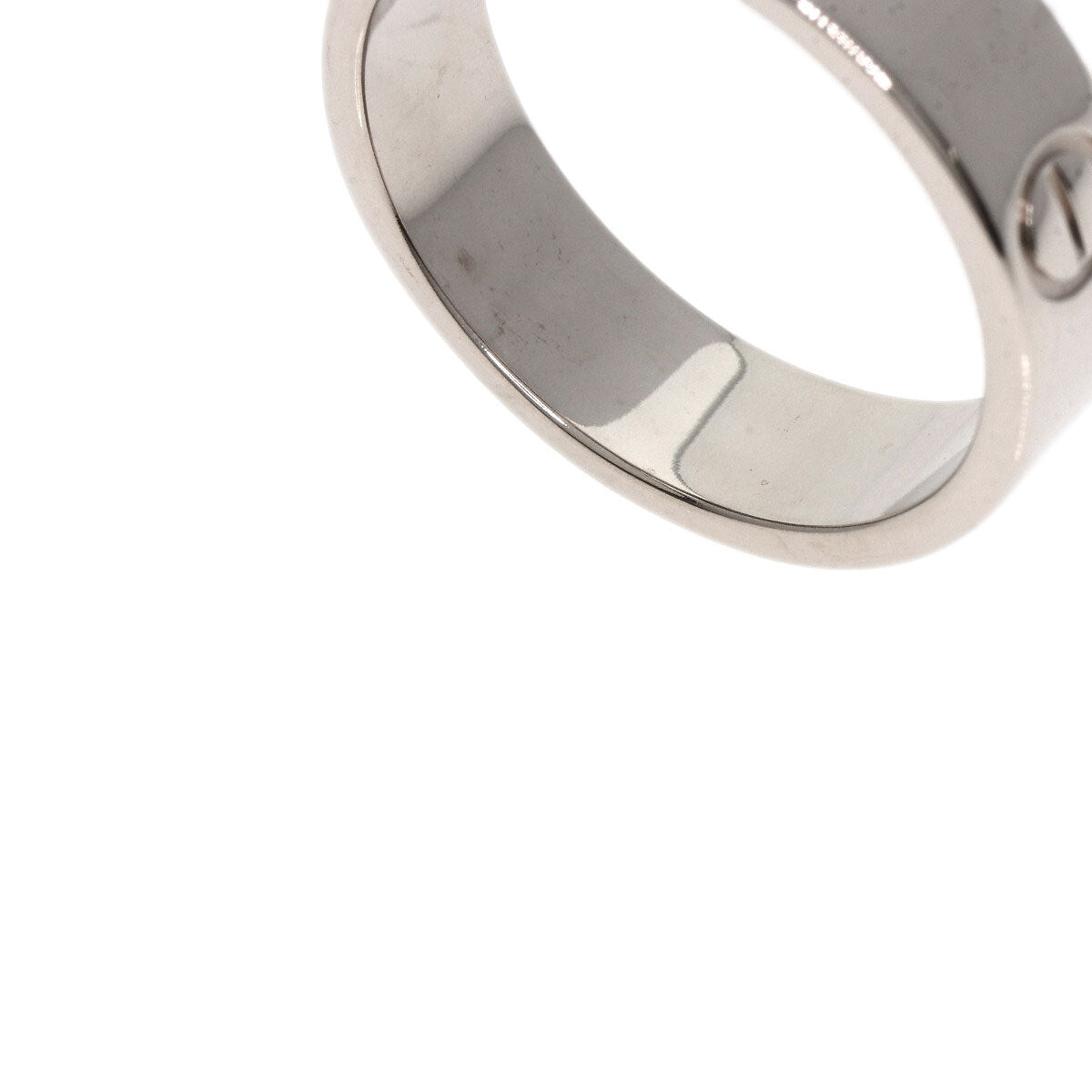 Cartier Ring Love Ring #55 K18 White Gold