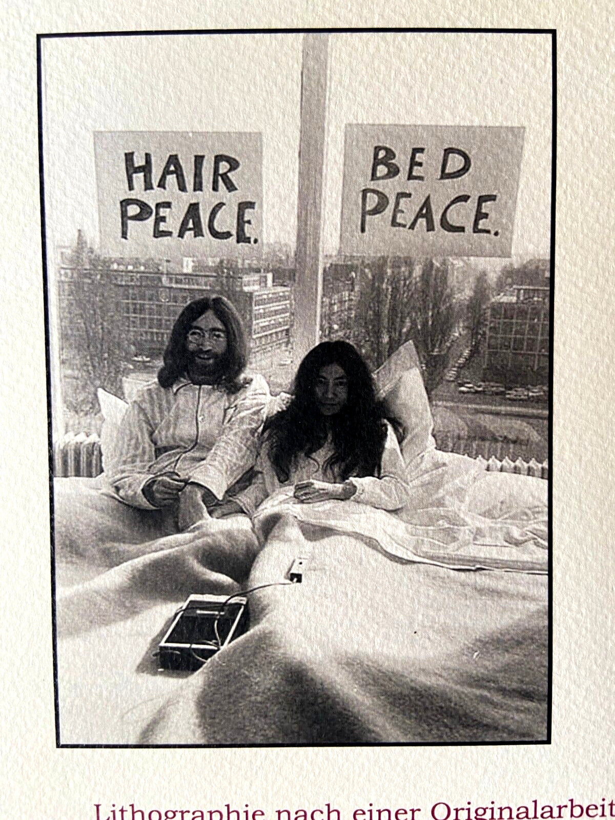 John Lennon & Yoko Ono, Lithograph 1986, 275 Ex