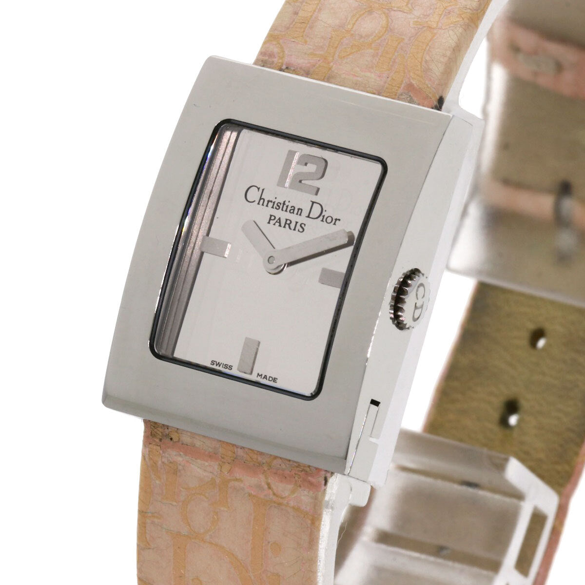 Christian Dior Maris Watches D78-109 Stainless Steel/Leather Ladies