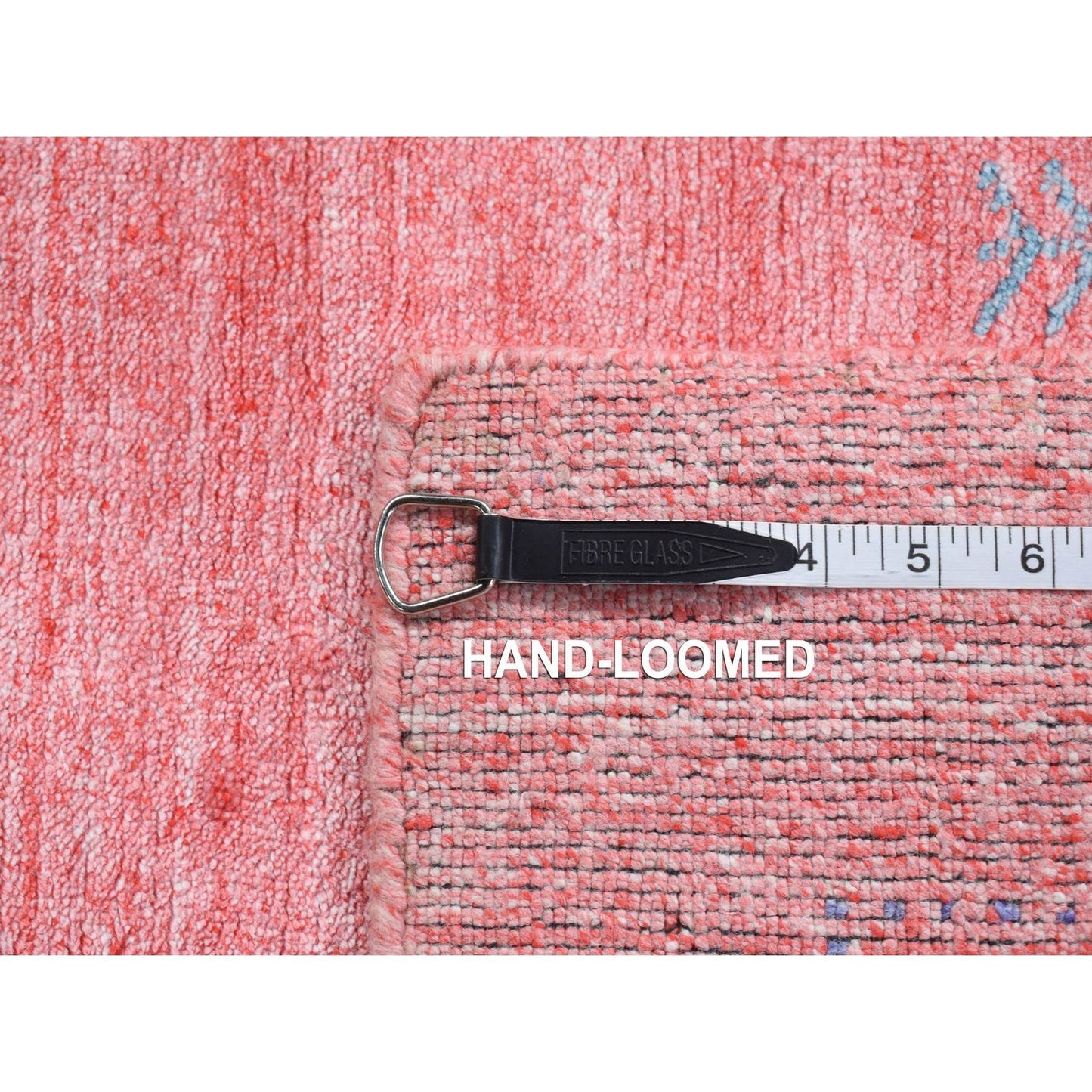 2'8"X13'6" Pink Wool And Silk Loomed Knotted Gabbeh Runner Oriental Rug