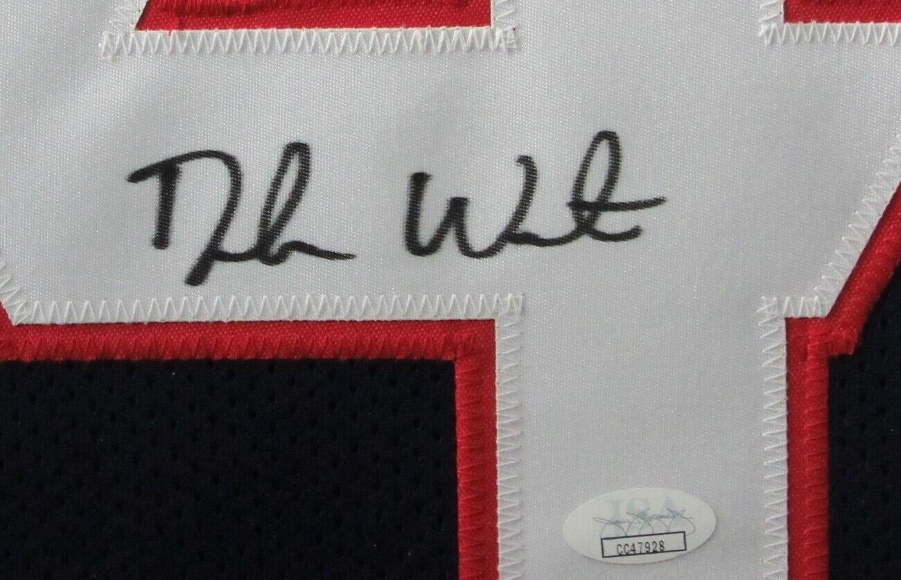 Deshaun Watson Signed Texans Blue Football Jersey