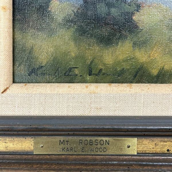Karl E. Wood (Canadian) Mt. Robson Original