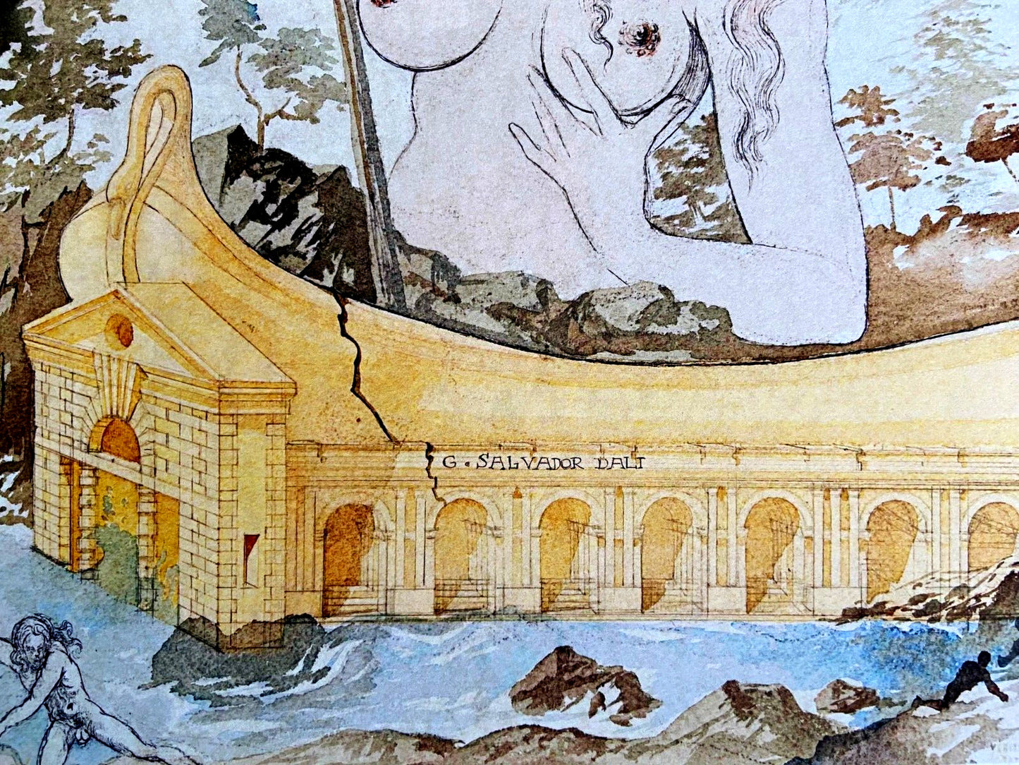 Salvador Dal, Lithograph Hand