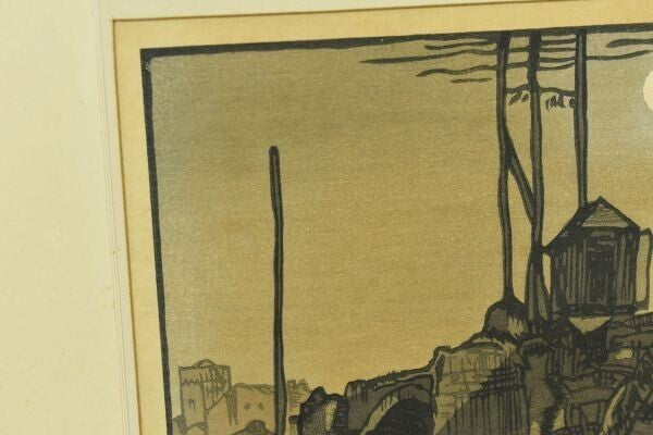 Frank William Brangwyn Woodblock Print Old Bridge