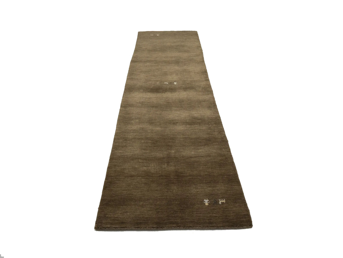 Contemporary Gabbeh Runner Rug Pictorial Tribal