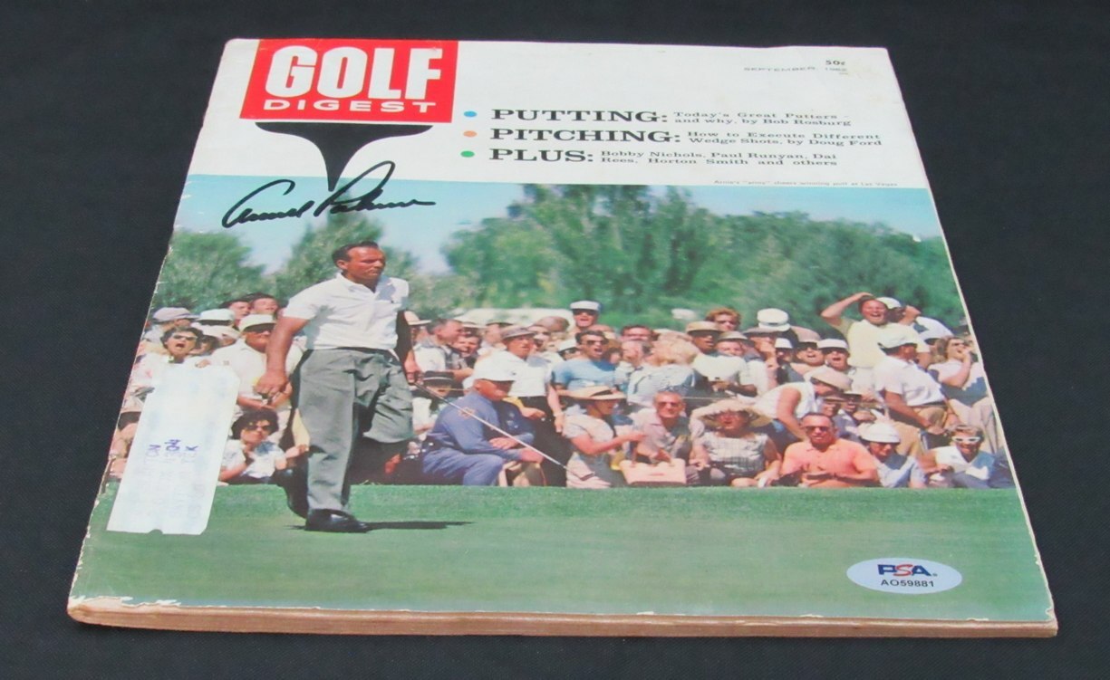 Arnold Palmer Signed/Auto September 1962 Golf