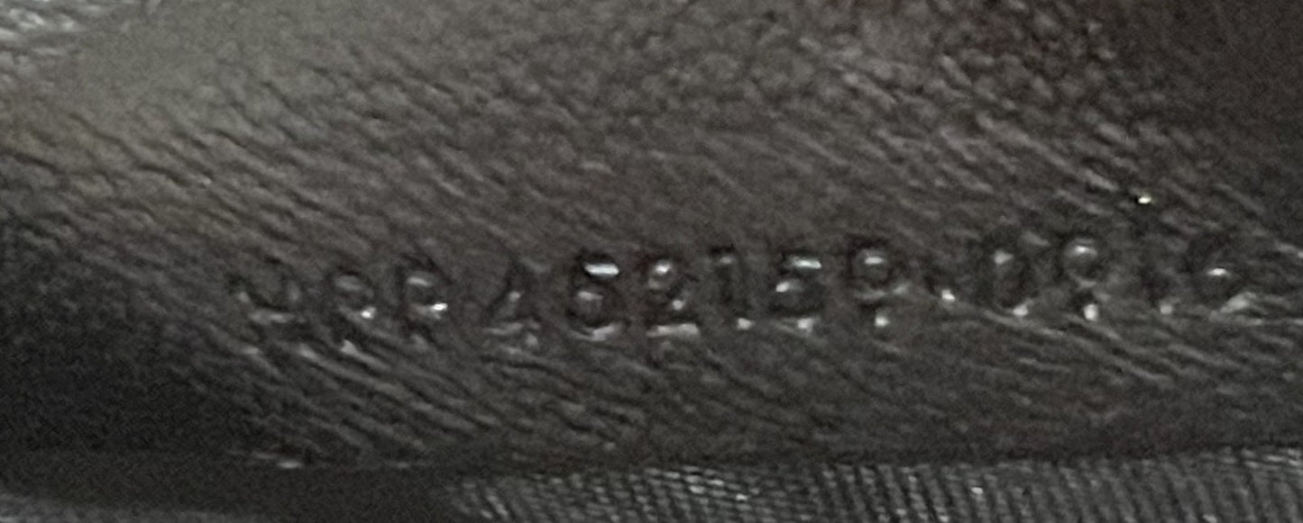 Saint Laurent Classic Monogram Tassel Chain Wallet Leather