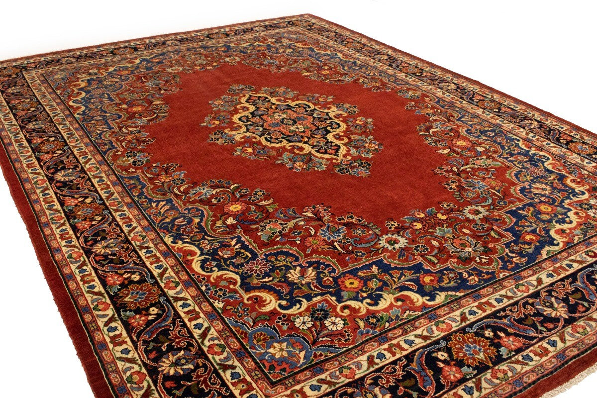 10'0X13'6 Ft Semi-Antique Traditional Handmade