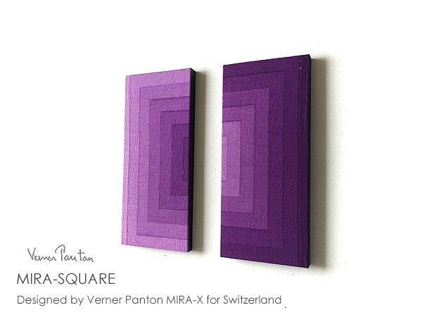 Vintage Verner Panton Mira Square Cotton Purple
