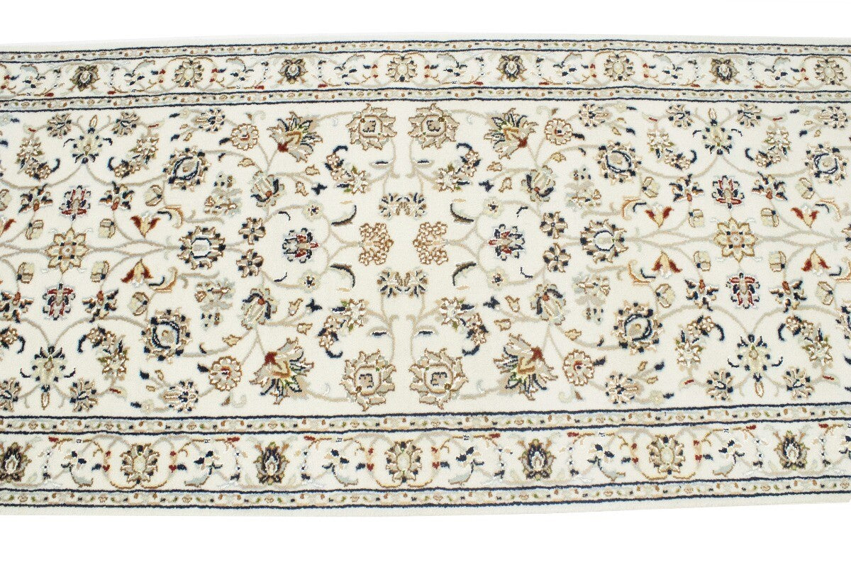 3X8 ft Hand-Knotted Indo-Nain Oriental Runner