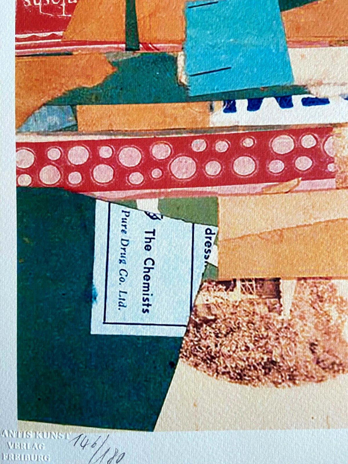 Kurt Schwitters Lithograph Coa