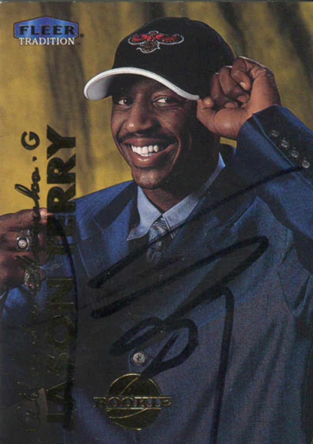 Jason Terry Autographed 1999 Fleer Card