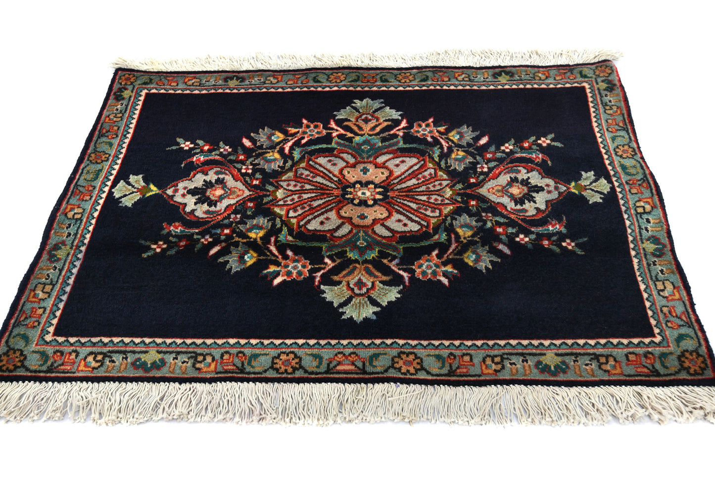 2X3 Ft Small Classic Floral Oriental Rug Entryway