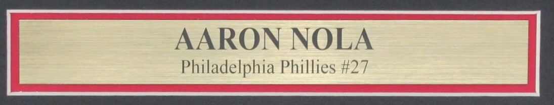 Aaron Nola Signed/Auto 11X14 Photo Philadelphia