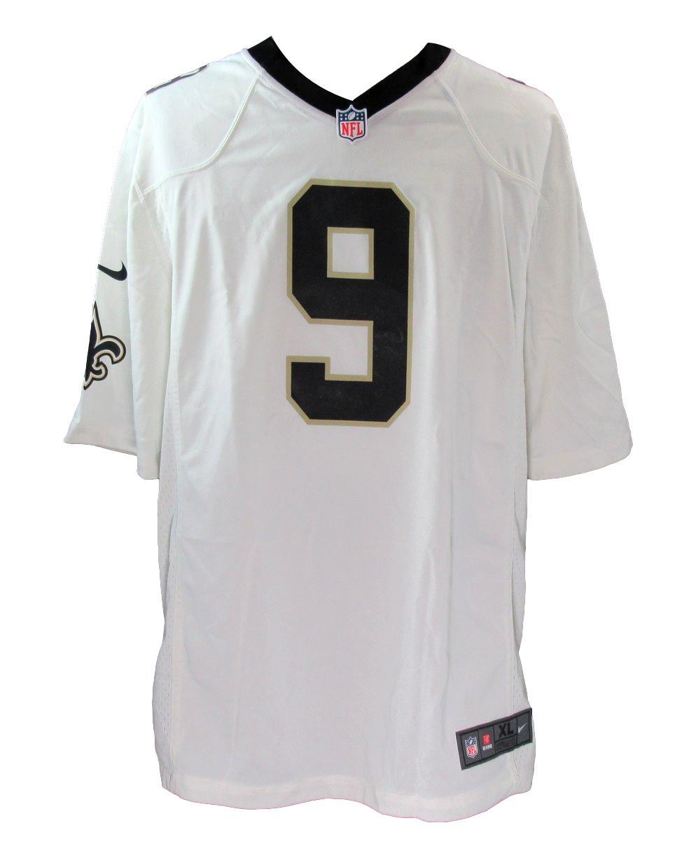Drew Brees Autographed White Nike On Field