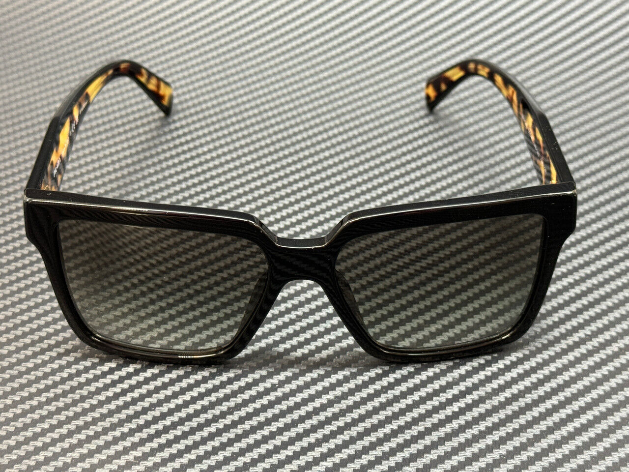 PRADA PR 24ZS 1AB0A7 Black Grey Gradient Women's