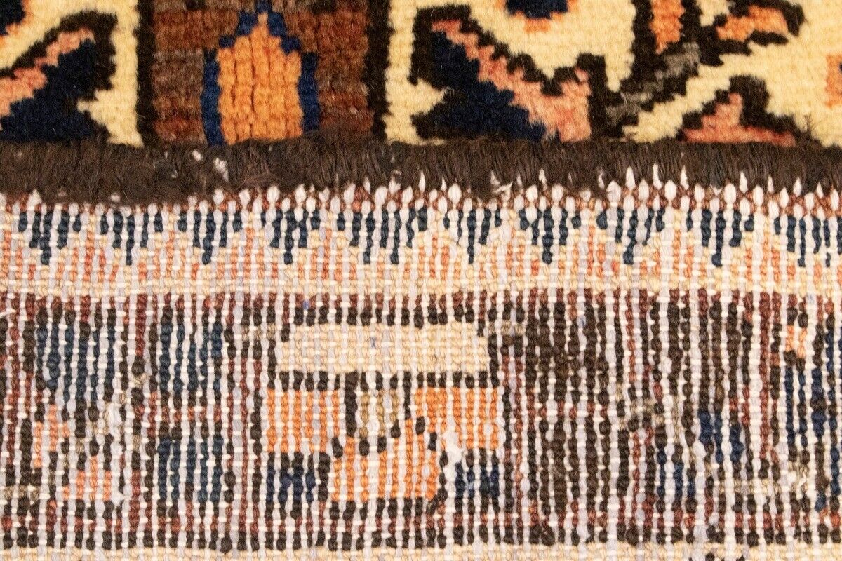 Handmade Vintage Floral Wool Oriental Rug Living