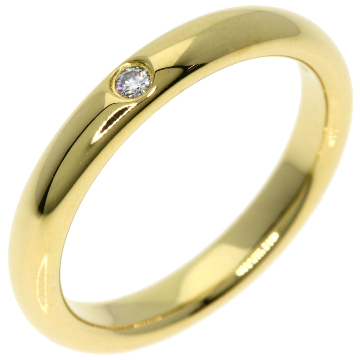 Tiffany&Co. Ring Stacking Band Ring 1P Diamond